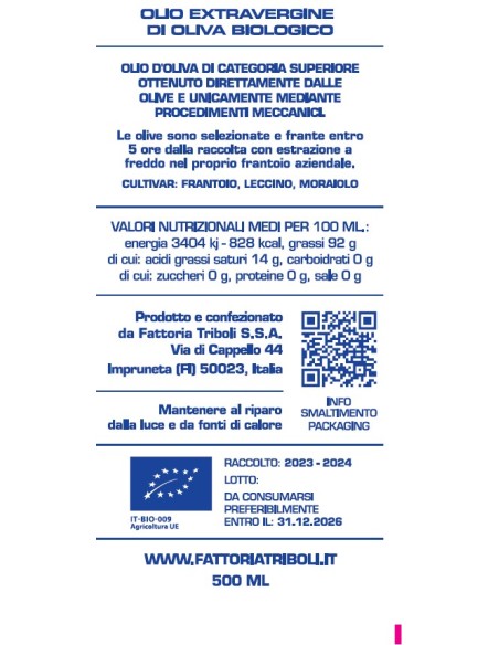 BIO EVO-Öl — 500 ml — Ernte 2025/26